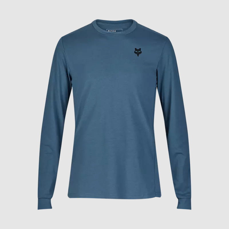 Polera Bicicleta Ranger Shepherds Drirelease Manga Larga Azul Fox