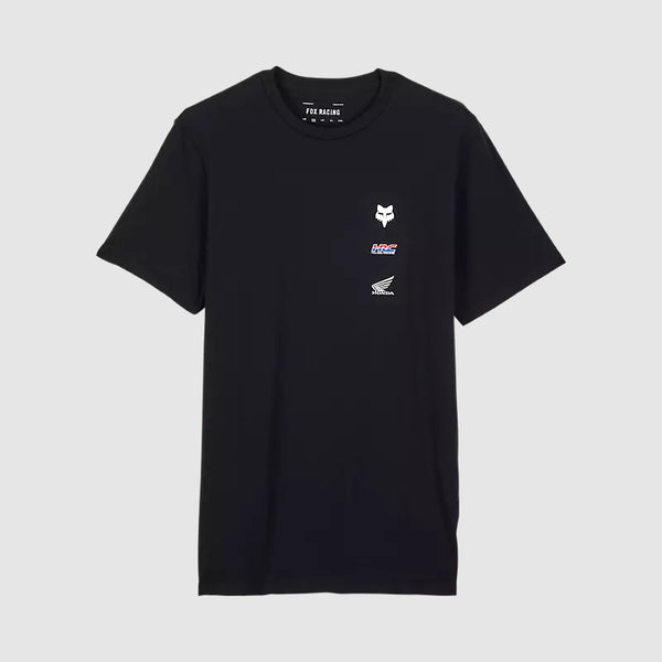 Polera Lifestyle Fox x Honda II Negro Fox