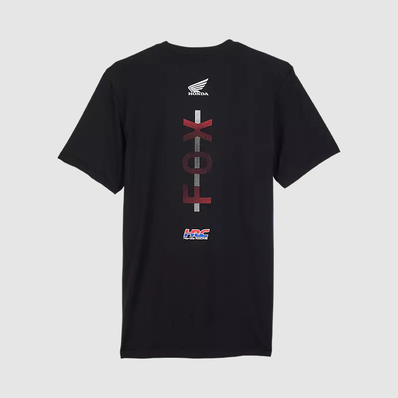 Polera Lifestyle Fox x Honda II Negro Fox