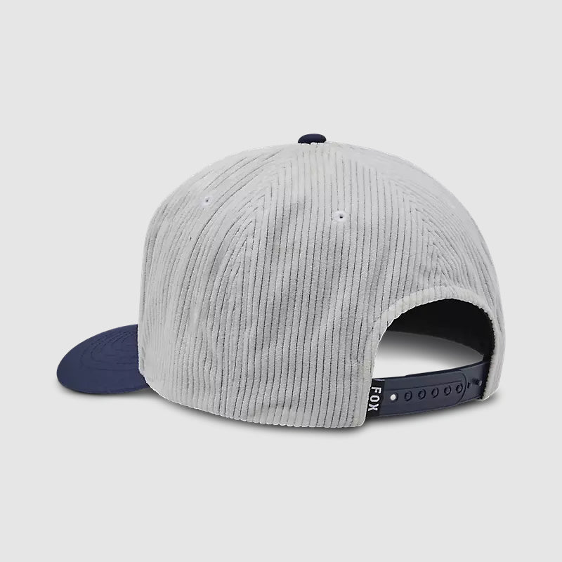 Gorro Jockey Lifestyle Mujer Moto-X Corduroy Gris/Azul Fox