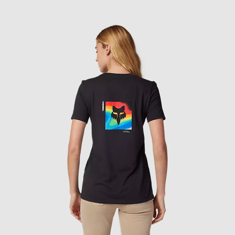 Polera Lifestyle Mujer Scans Negro Fox