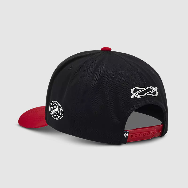 Gorro Jockey Lifestyle Race Spec Snapback Negro Fox