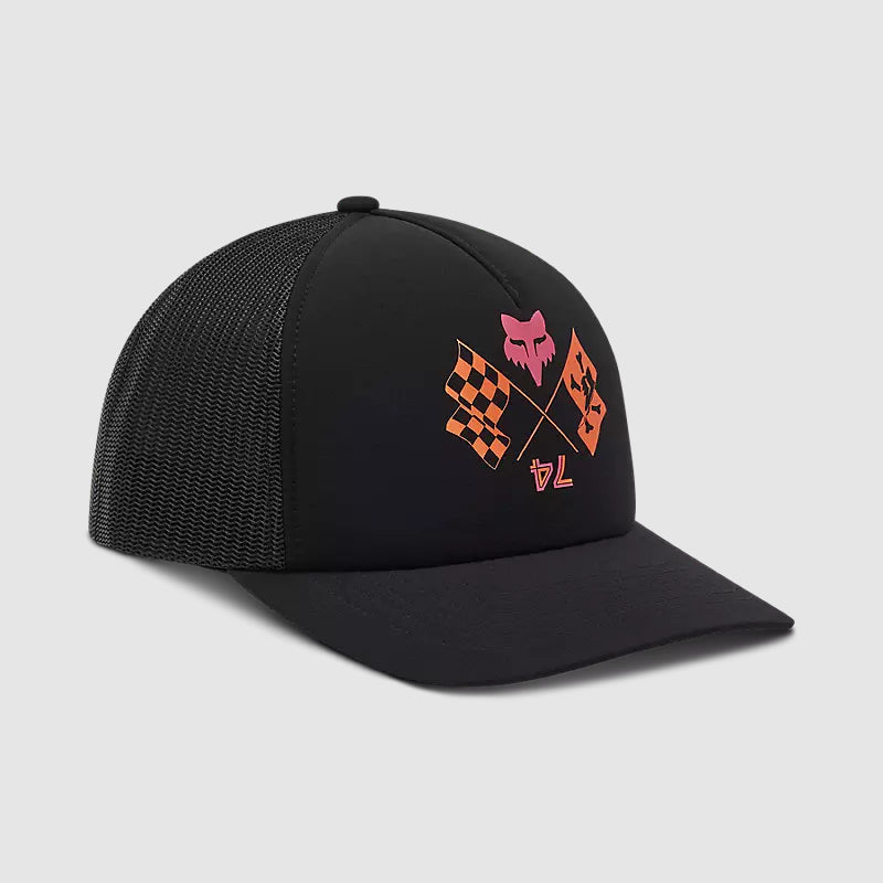 Gorro Jockey Lifestyle Mujer Race Spec Trucker Negro Fox