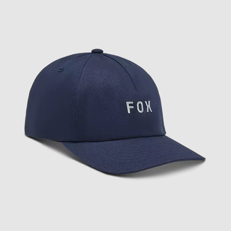 Gorro Jockey Lifestyle Wordmark Ajustable Azul Marino Fox