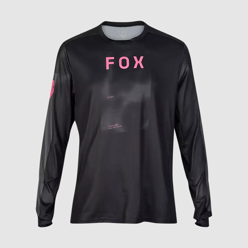 Polera Bicicleta Ranger Taunt Manga Larga Negro Fox