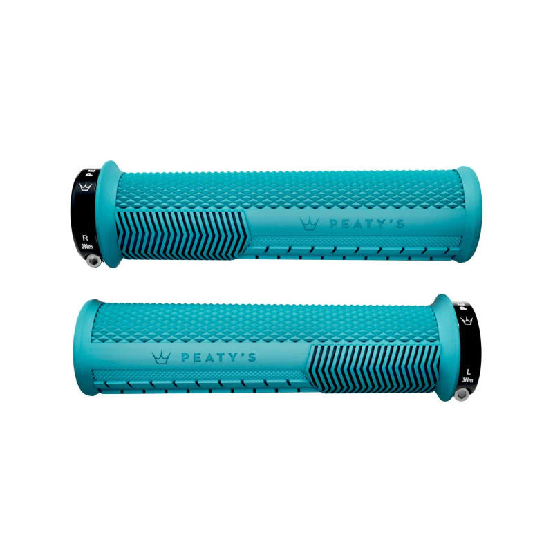 PEATY'S Puños de Bicicleta Knurl Thin