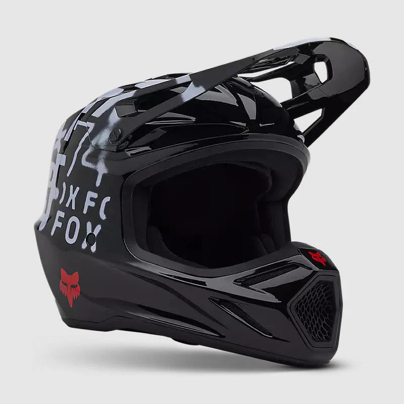 Casco Moto Fox V3 Seventy4 Negro