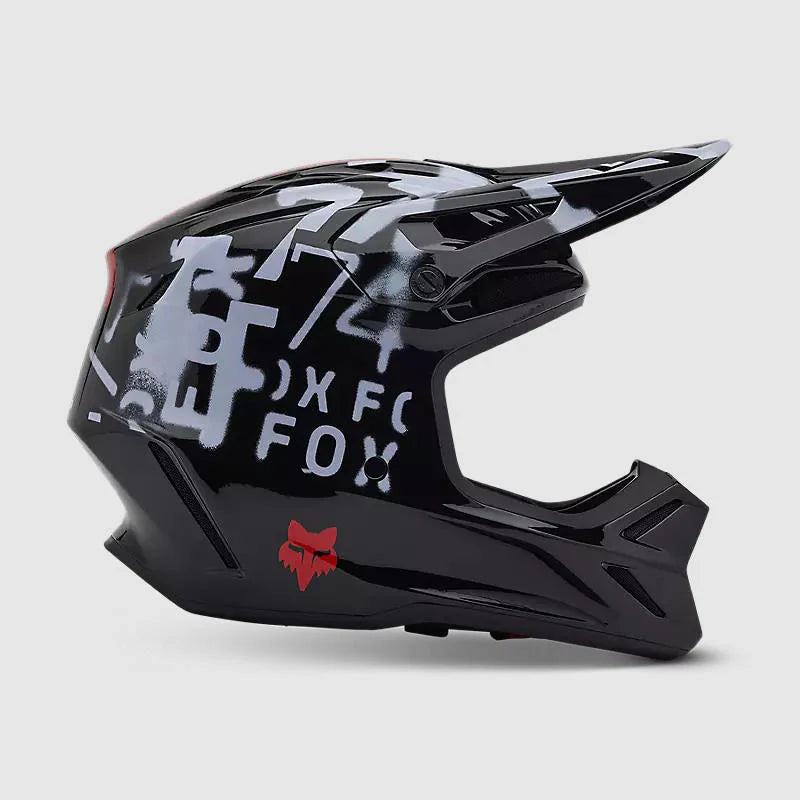 Casco Moto Fox V3 Seventy4 Negro