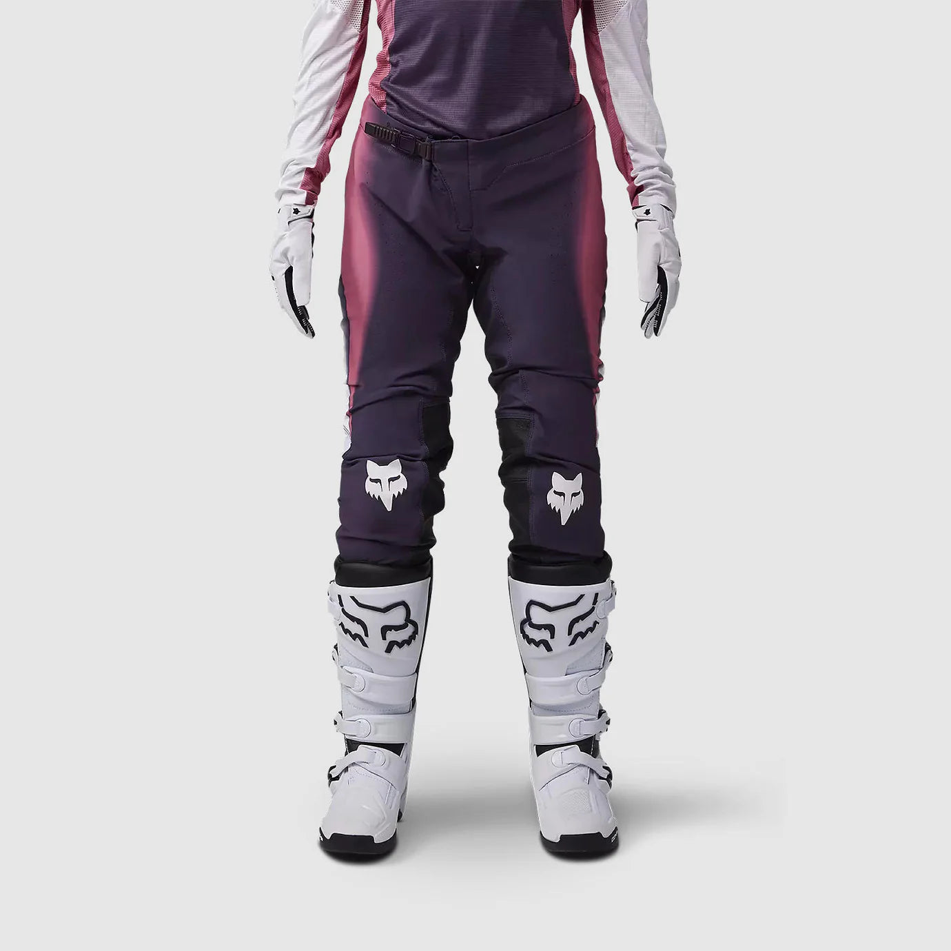 Pantalon Moto Fox Mujer Flexair Infinite Morado