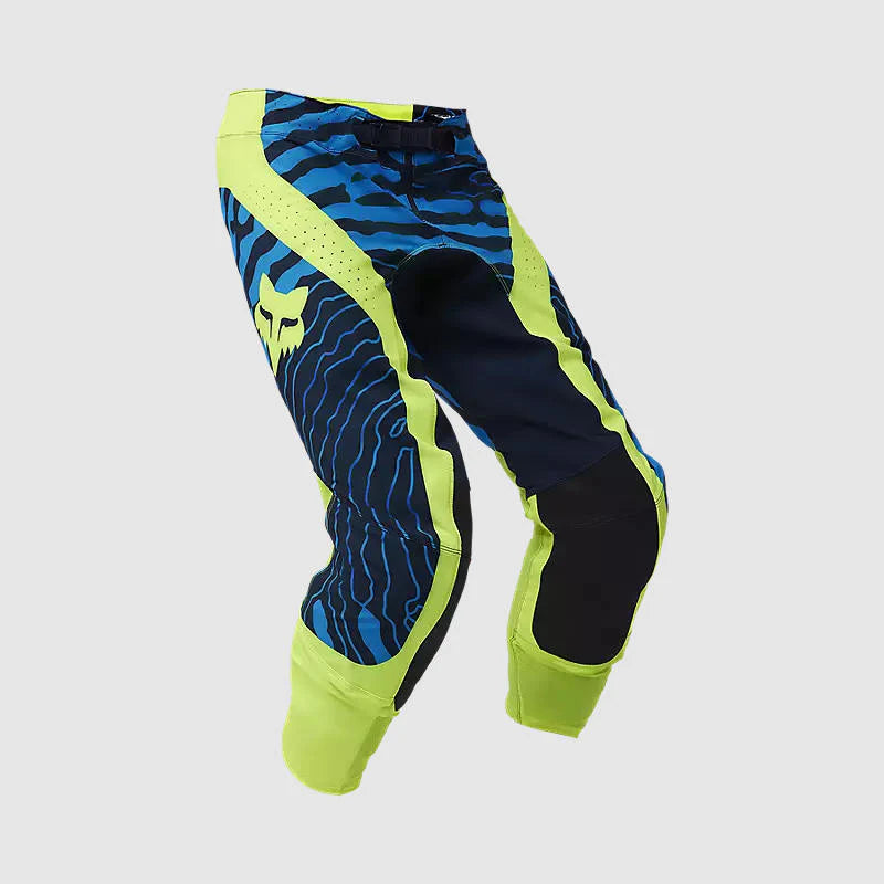 Pantalon Moto Fox Flexair Impression Azul/Amarillo