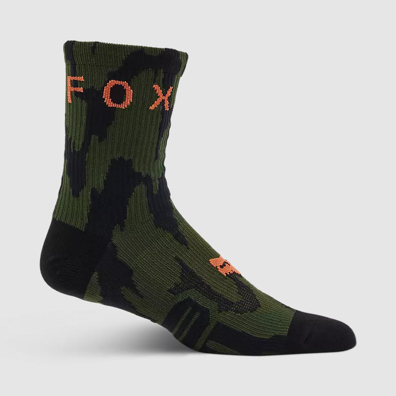 Calcetines Bicicleta Fox Ranger Swarmer 6" Verde