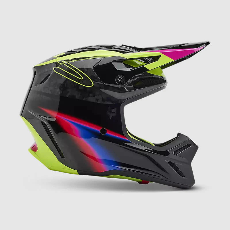 Casco Moto Fox V3 RS Energy Negro