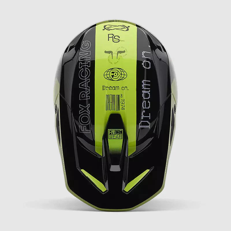 Casco Moto Fox V1 Race Spec Verde