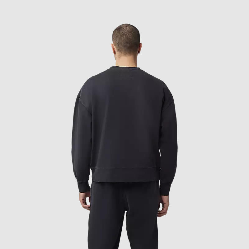 Poleron Lifestyle Wordmark Oversized Negro Fox