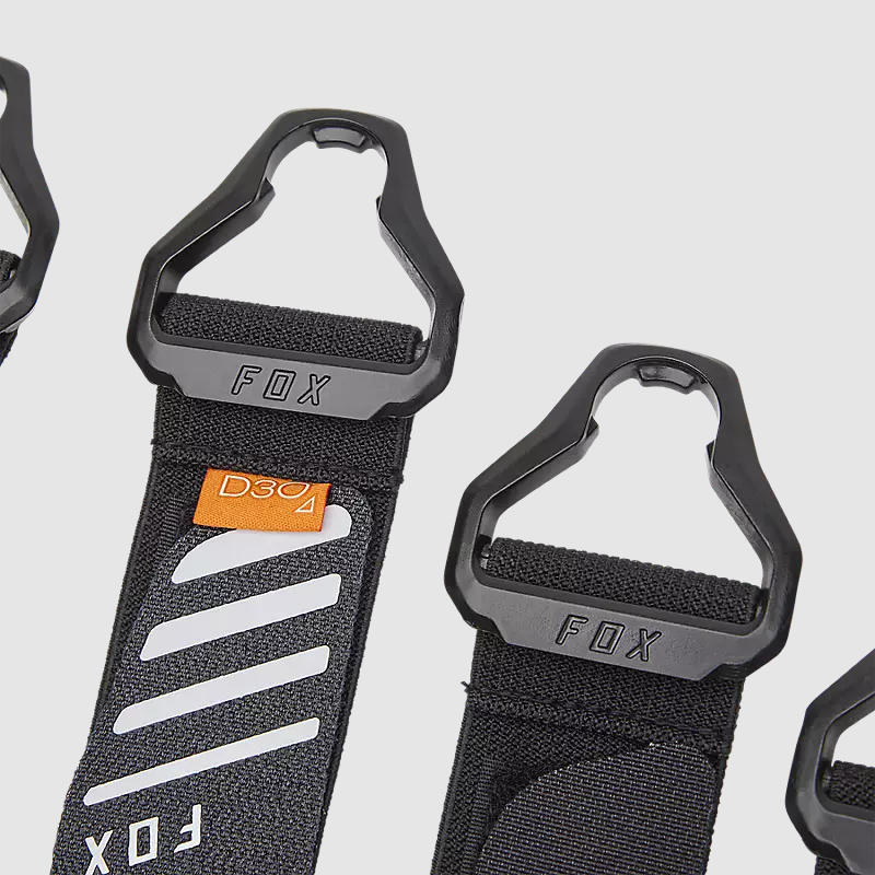 Repuesto Correas Rodilleras Moto Titan Pro D3O® Negro Fox