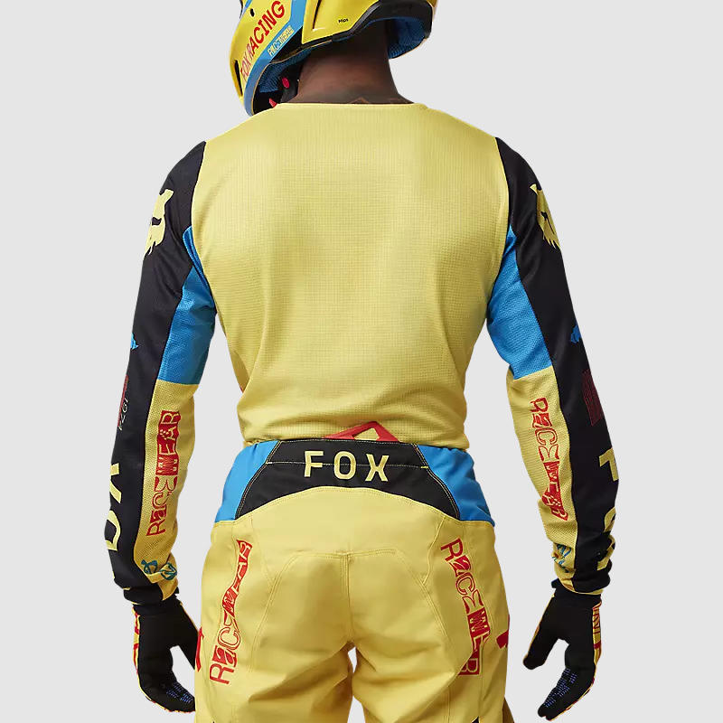 Polera Moto 180 Race Spec Amarillo Pastel Fox