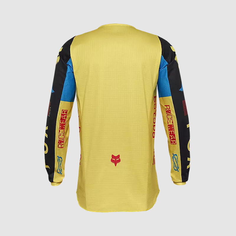 Polera Moto 180 Race Spec Amarillo Pastel Fox