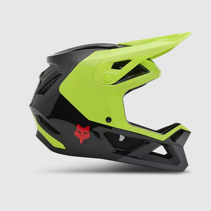 Casco Bicicleta Niño Fox New Rampage Barge Amarillo