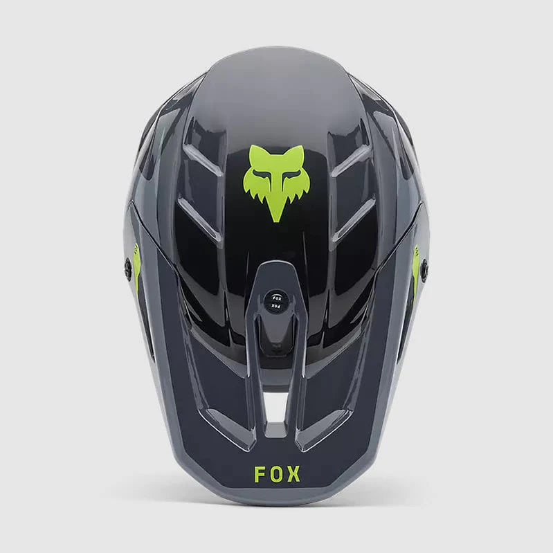 Casco Moto Fox V3 Divider Gris