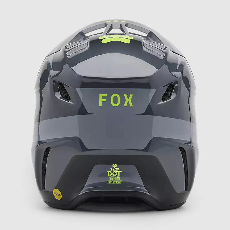 Casco Moto Fox V3 Divider Gris