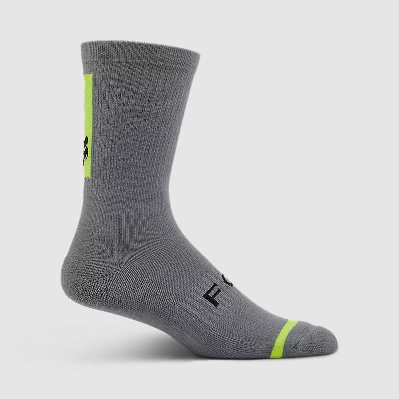 Calcetines Bicicleta Fox Defend 8" Gris