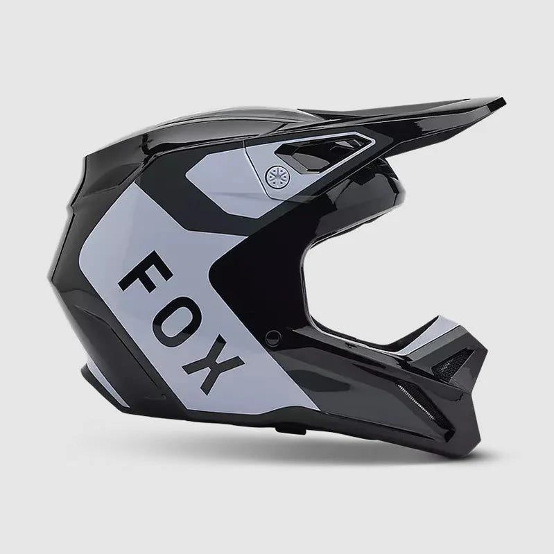 Casco Moto Niño Fox V1 Lean Negro