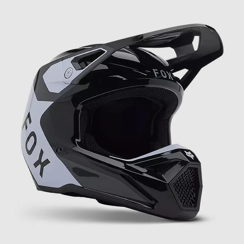 Casco Moto Niño Fox V1 Lean Negro