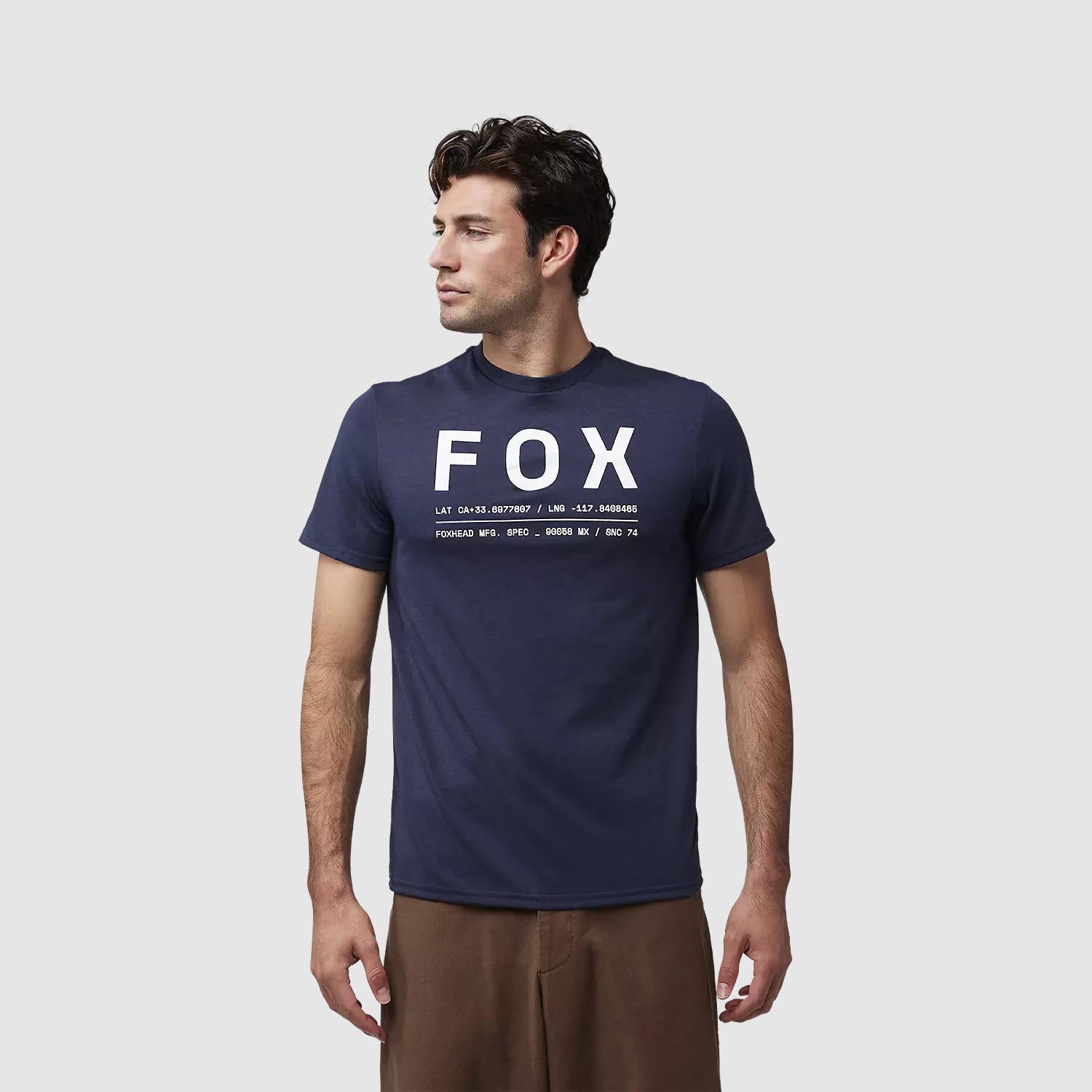 Polera Lifestyle Non Stop Azul Marino Fox