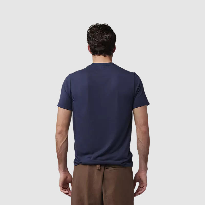 Polera Lifestyle Non Stop Azul Marino Fox