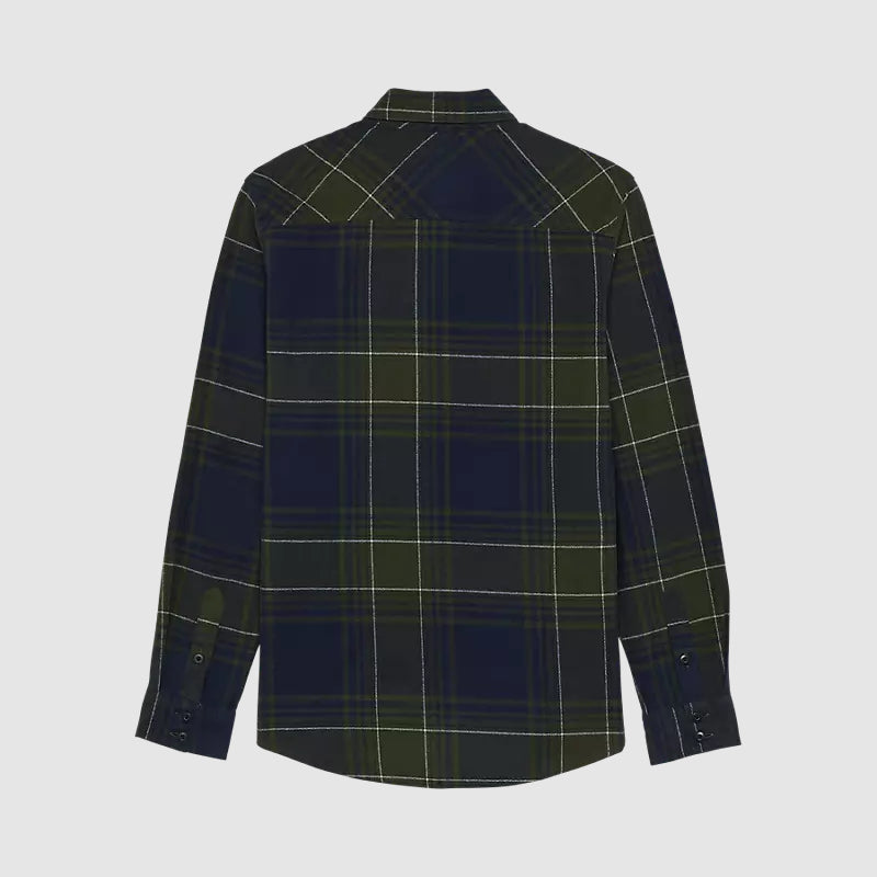 Camisa Lifestyle Traildust Azul/Verde Fox