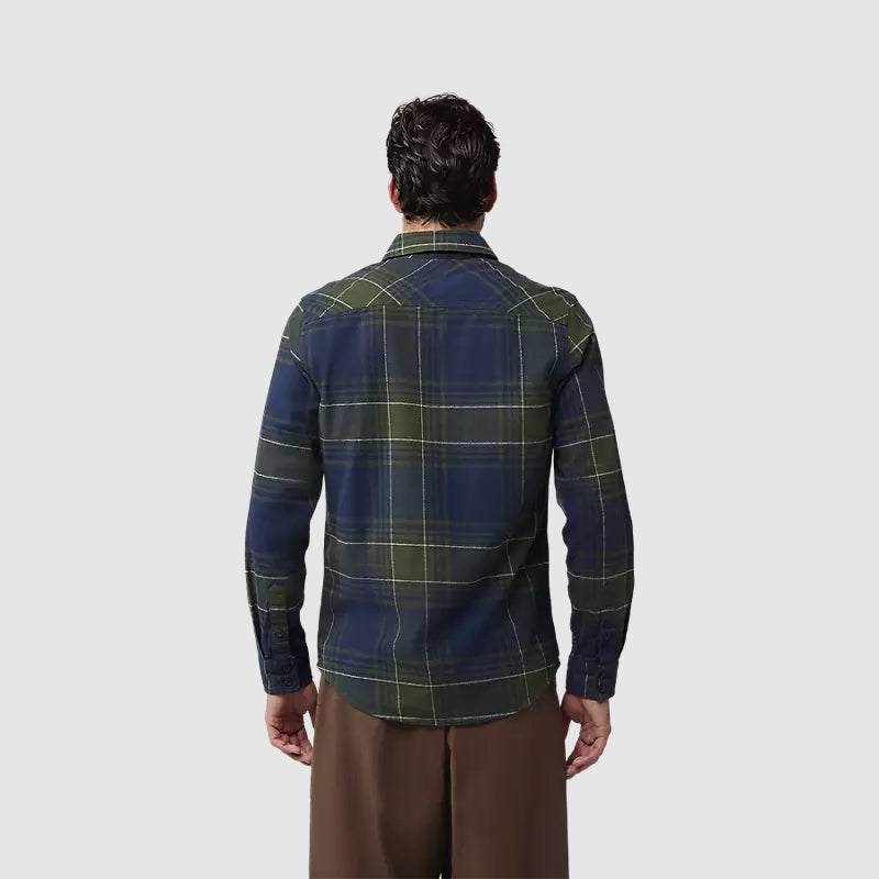 Camisa Lifestyle Traildust Azul/Verde Fox