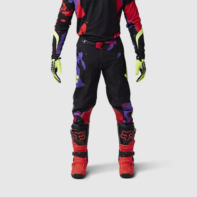 Pantalon Moto Fox 360 Throttle Negro/Rojo