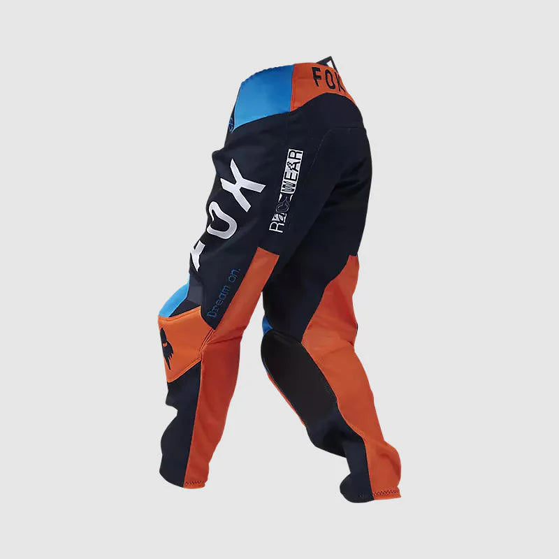 Pantalon Moto Niño Fox 180 Race Spec Azul Marino