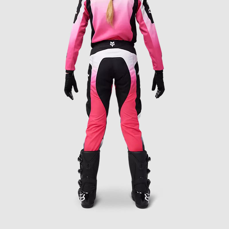 Pantalon Moto Mujer 180 Blackout  Negro/Rosado Fox