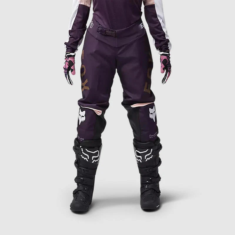 Pantalon Moto Fox Mujer 180 Race Spec Morado