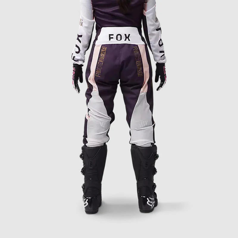 Pantalon Moto Fox Mujer 180 Race Spec Morado