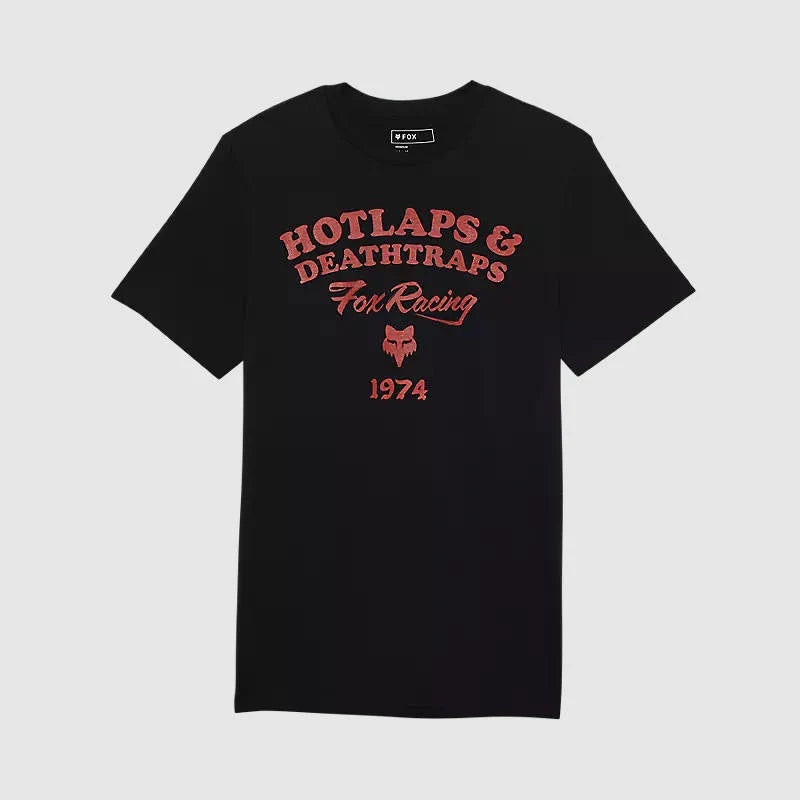 Polera Lifestyle Fox Hotlaps Premium Negro