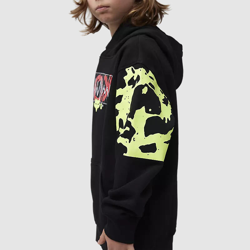 Poleron Lifestyle Niño Canguro Energy Negro Fox