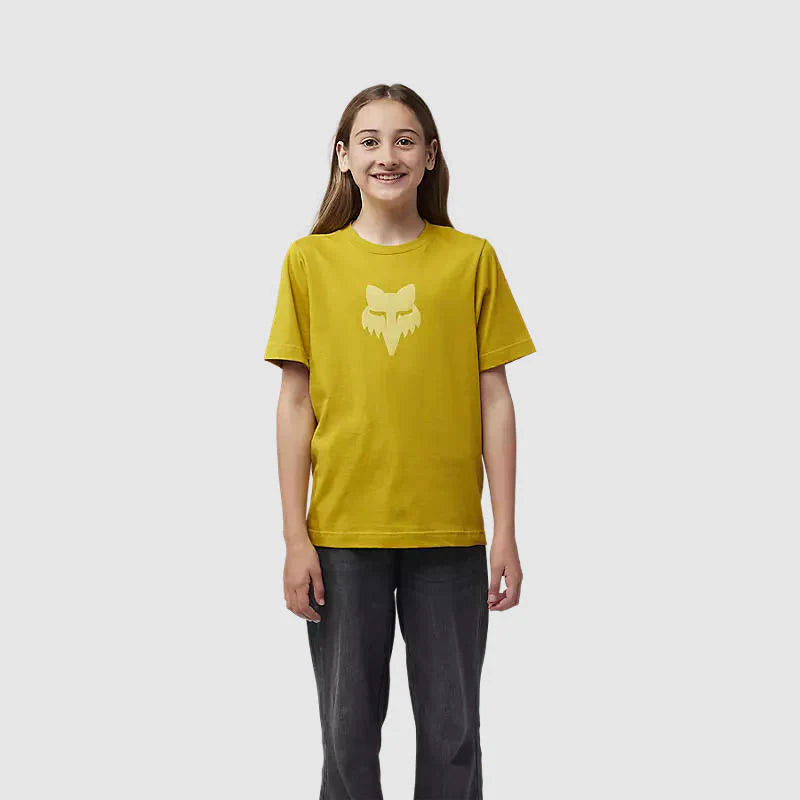Polera Lifestyle Niño Fox Legacy Mostaza