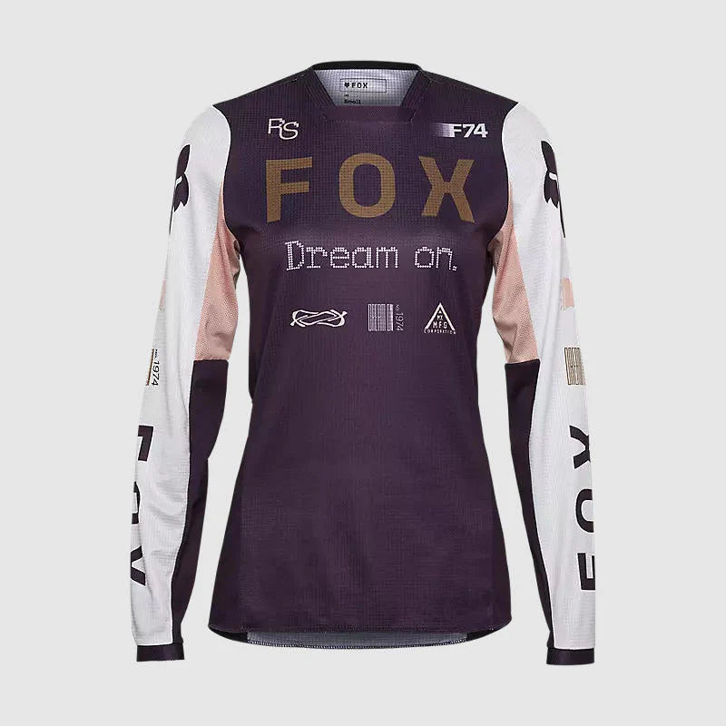 Polera Moto Fox Mujer 180 Race Spec Morado
