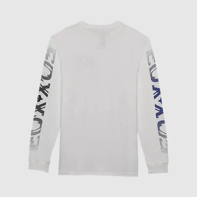 Polera Lifestyle Fox Energy Premium Manga Larga Blanco