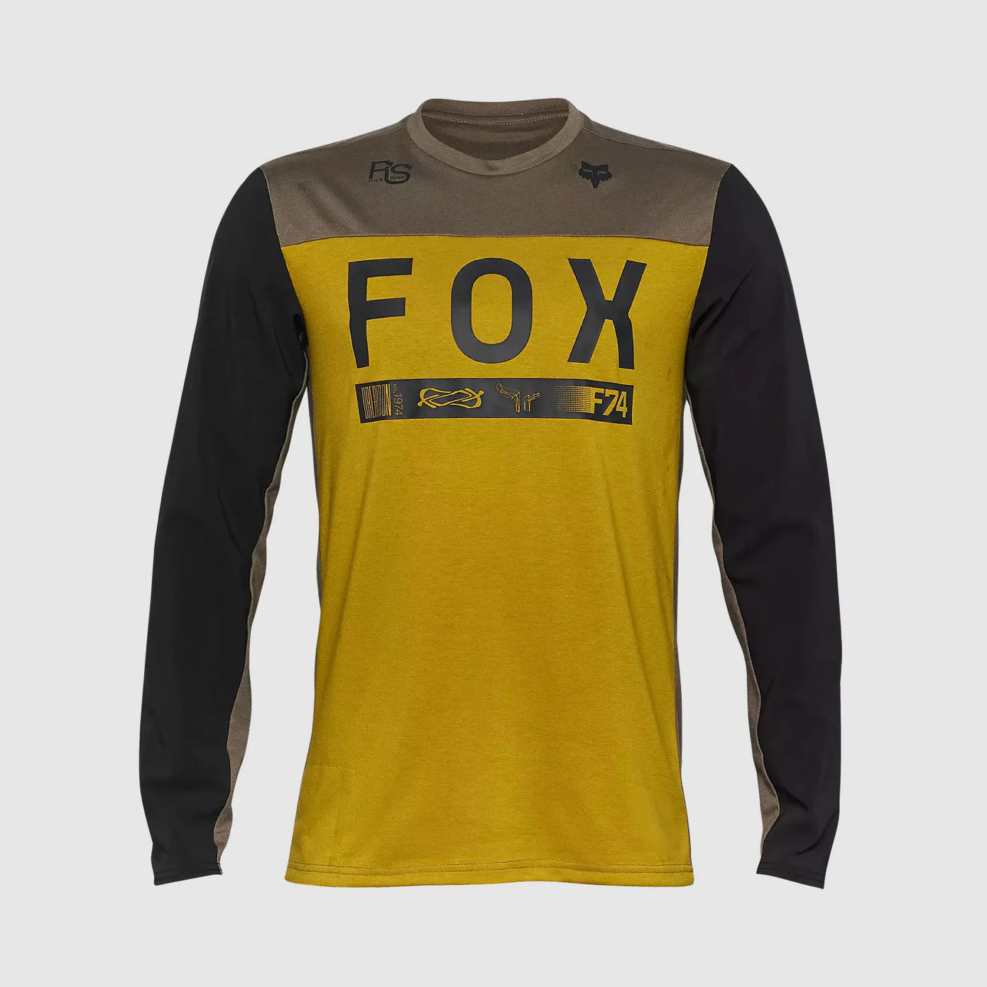 Polera Moto Fox Ranger Off-Road Amarillo Mostaza