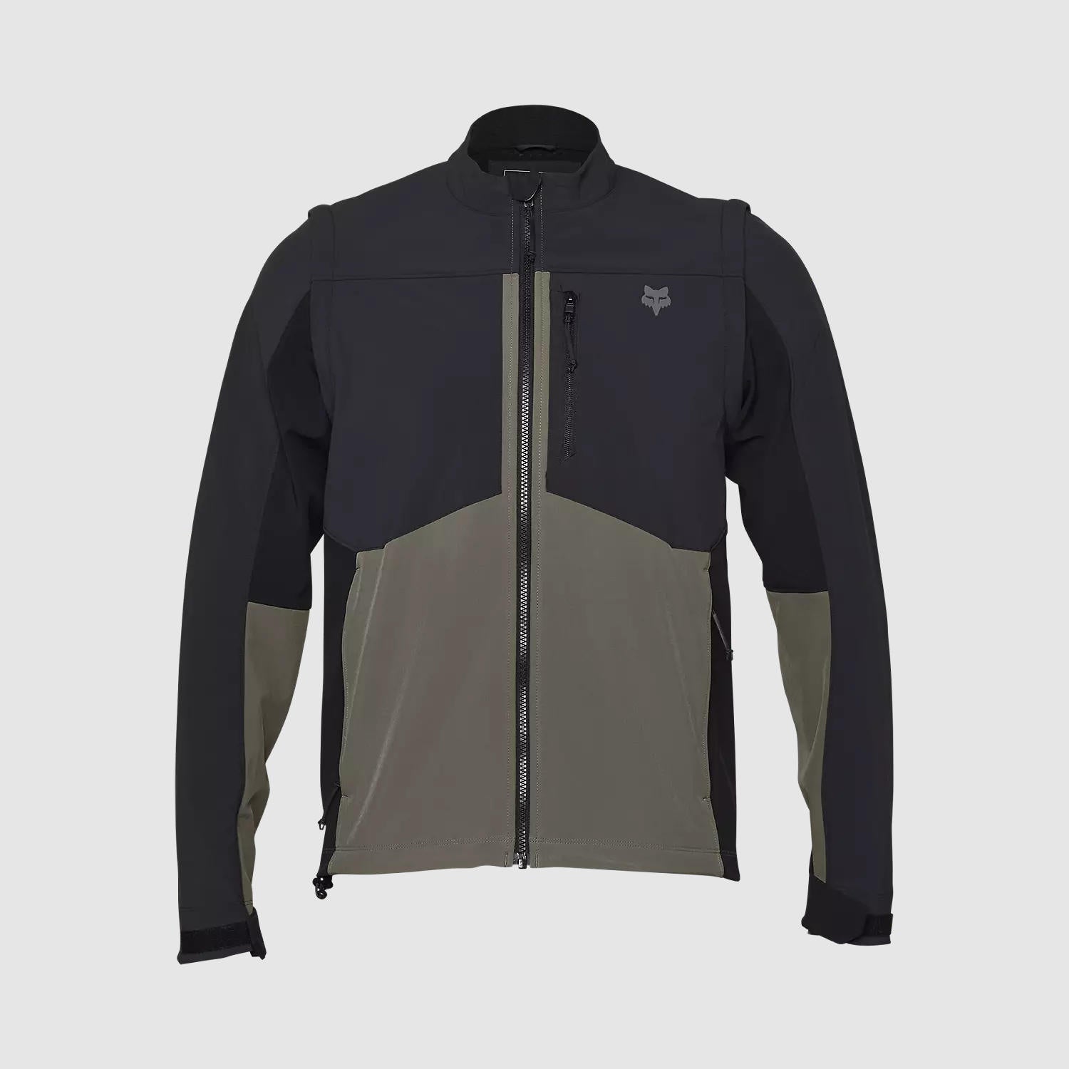 Chaqueta Moto Ranger Off-Road Softshell Negro/Cafe Fox