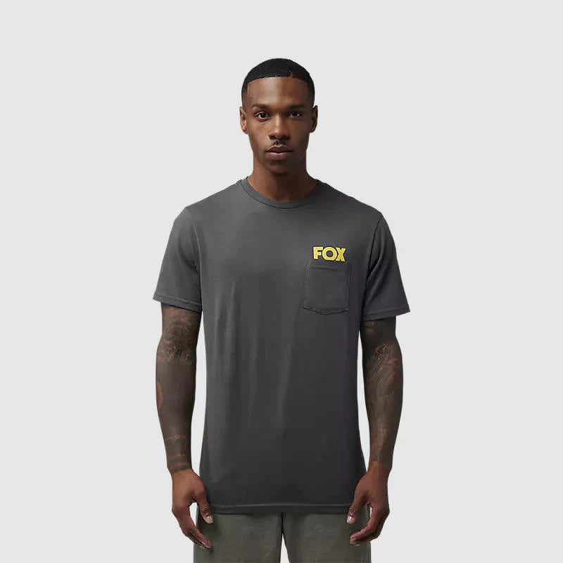 Polera Lifestyle Fox Big F Premium Gris