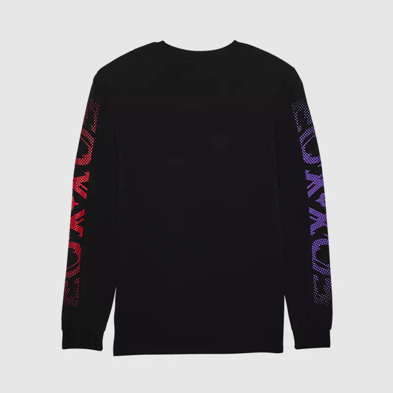 Polera Lifestyle Fox Energy Premium Manga Larga Negro