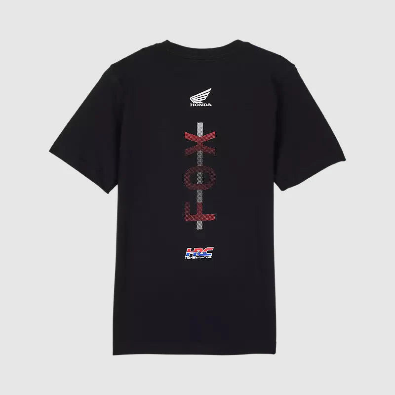 Polera Lifestyle Niño Fox x Honda Premium Negro