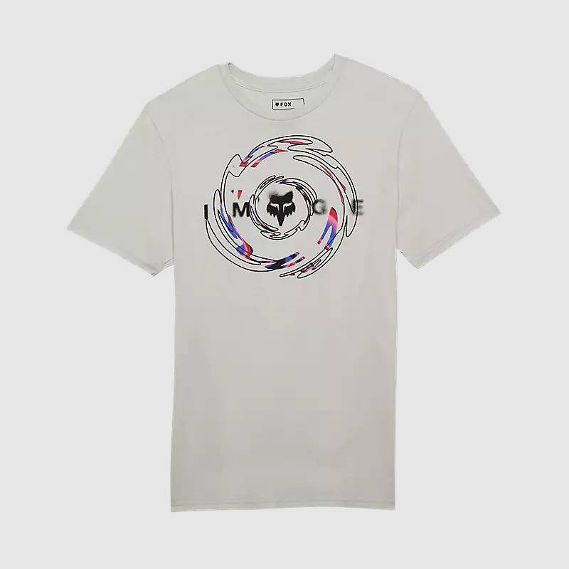 Polera Lifestyle Energy Face Premium Gris Claro Fox