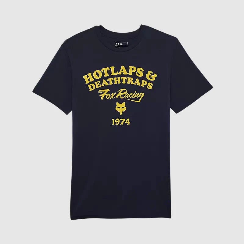 Polera Lifestyle Fox Hotlaps Premium Azul Marino