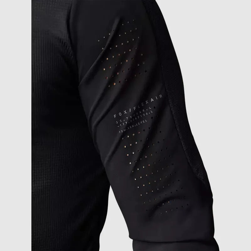 Polera Bicicleta Fox Flexair Pro Manga Larga Negro