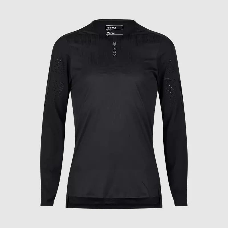 Polera Bicicleta Fox Flexair Pro Manga Larga Negro